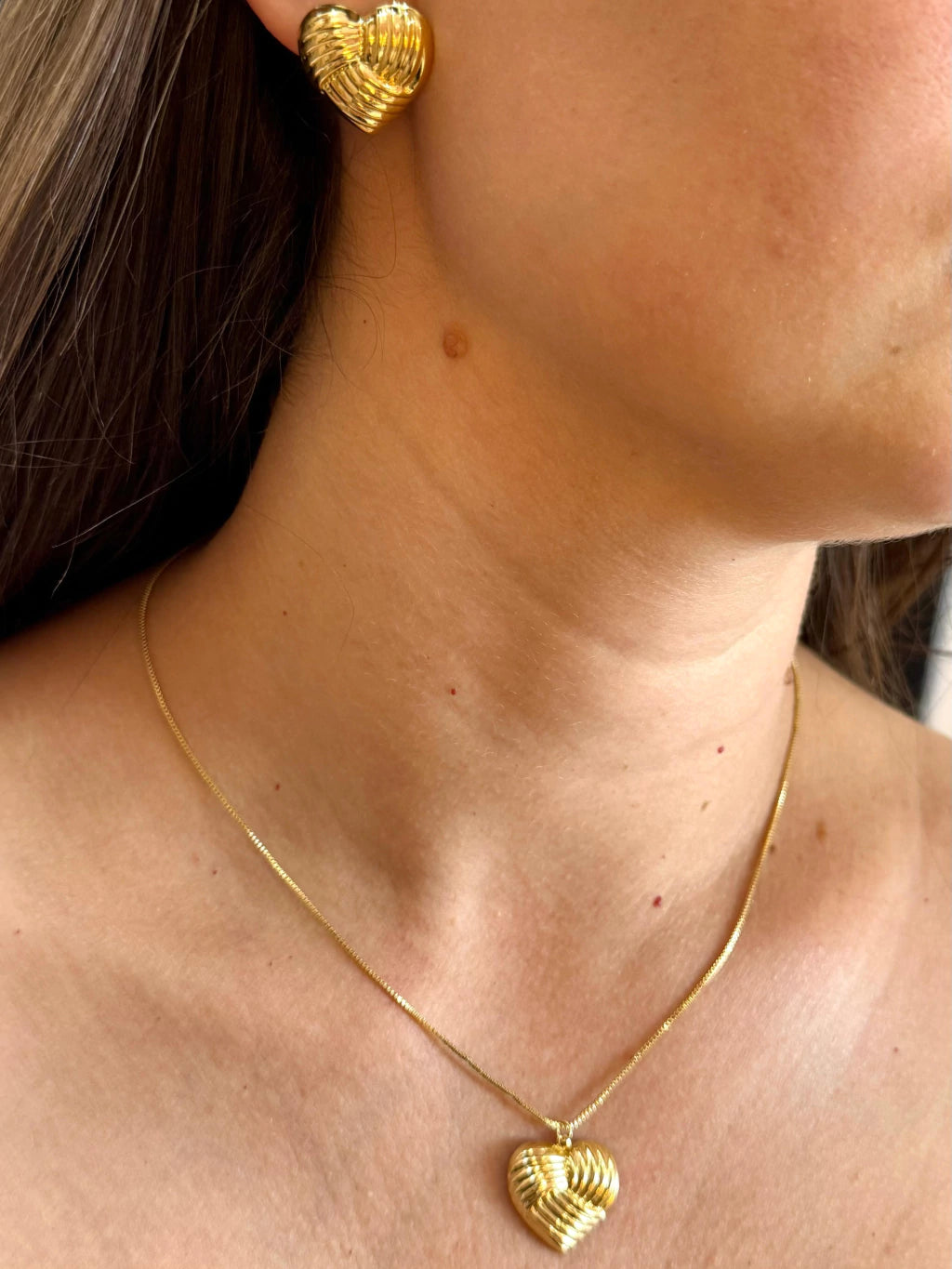 Conjunto coração detalhado