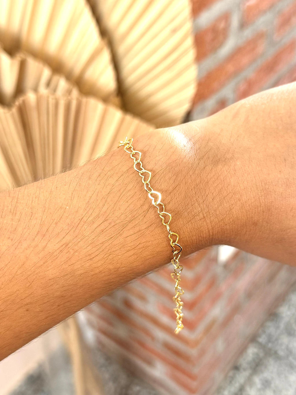 Pulseira elo coração