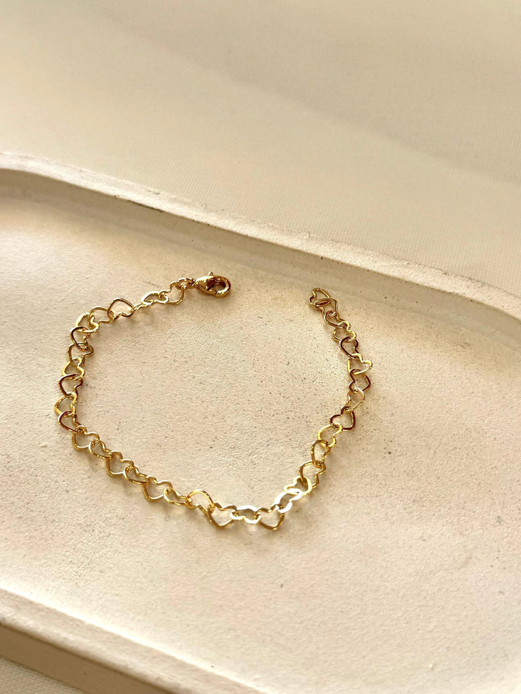 Pulseira infantil elo coração
