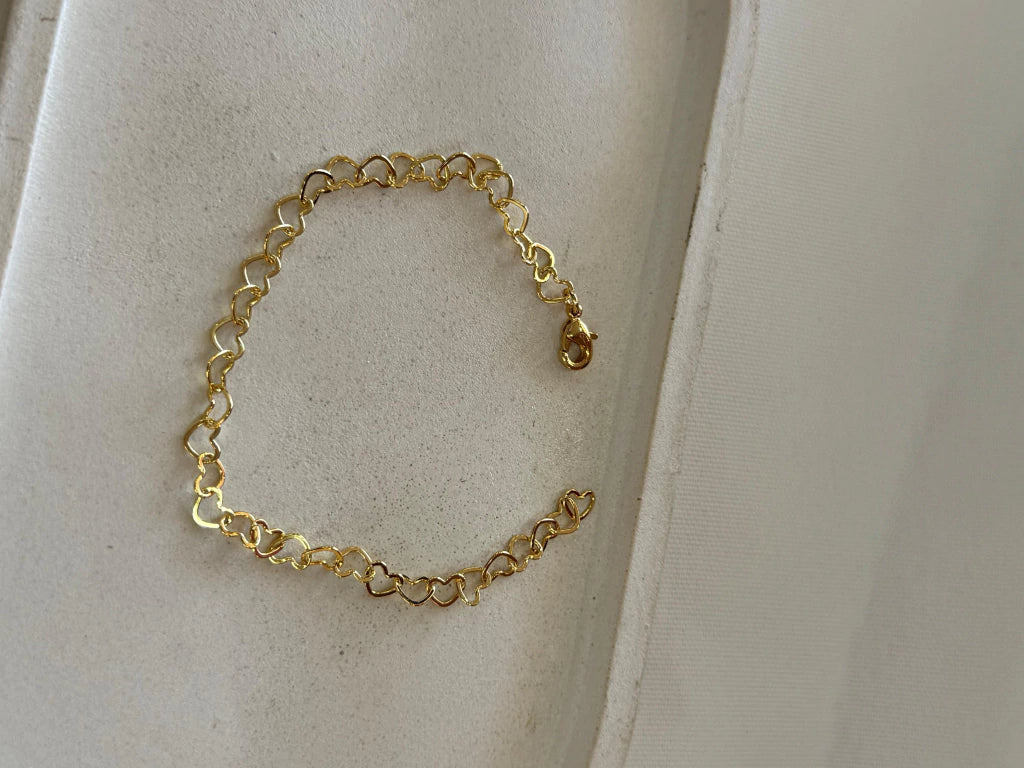 Pulseira elo coração
