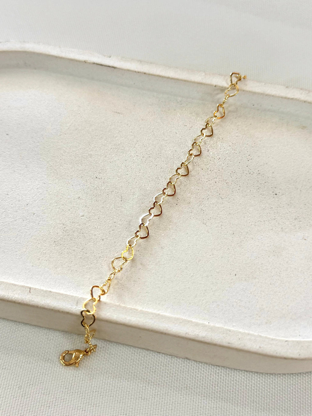 Pulseira infantil elo coração