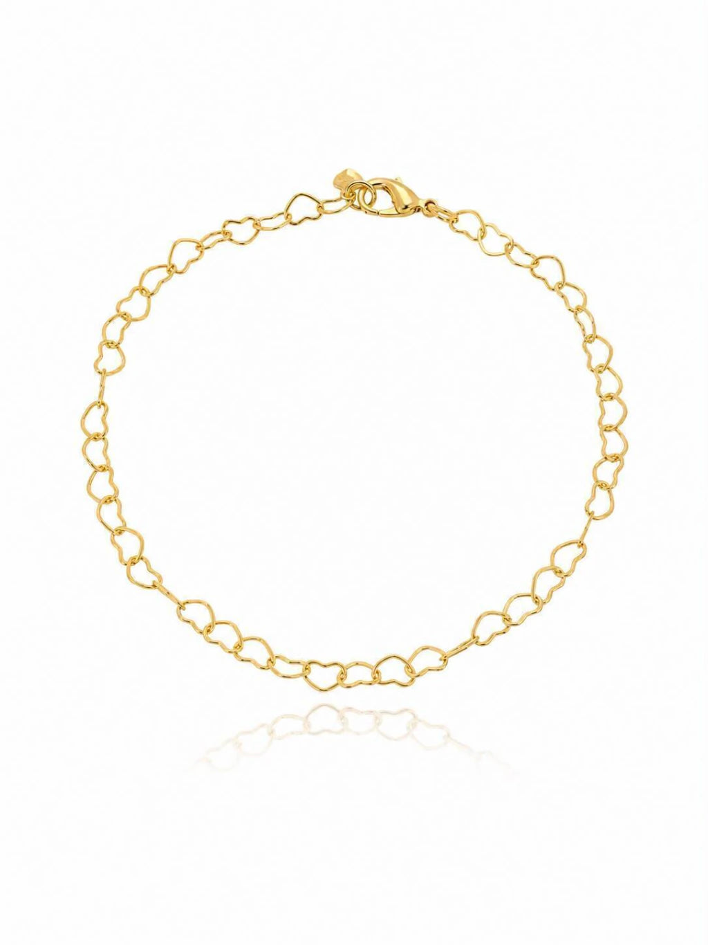 Pulseira infantil elo coração