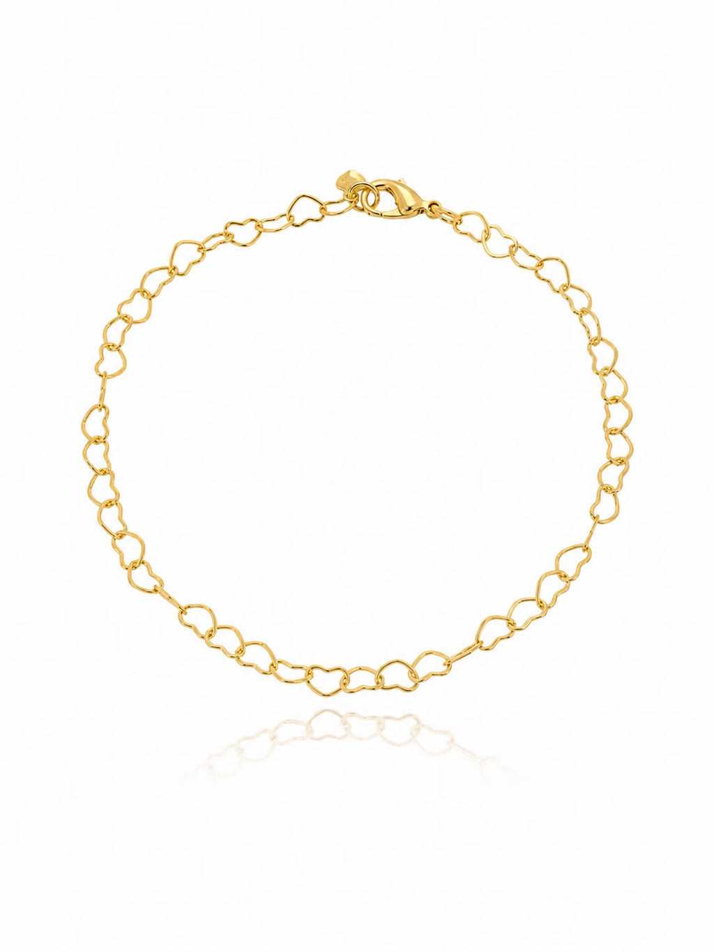 Pulseira infantil elo coração