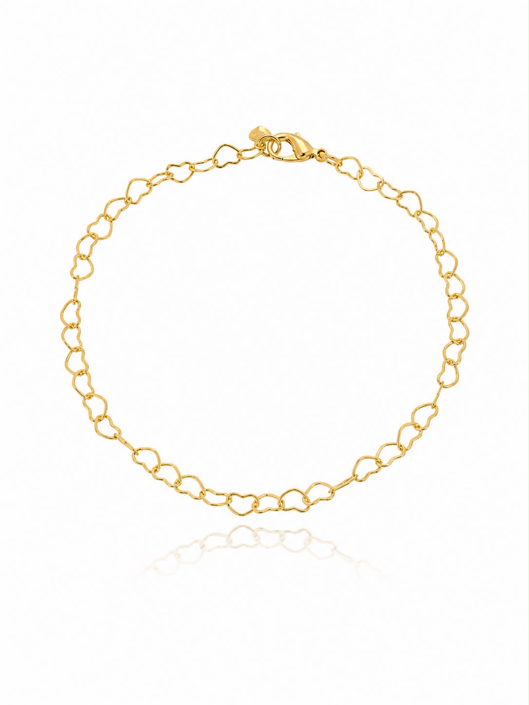 Pulseira infantil elo coração