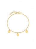 Pulseira infantil três medalhas 