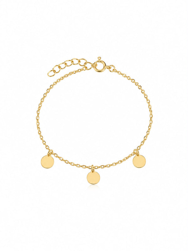 Pulseira infantil três medalhas