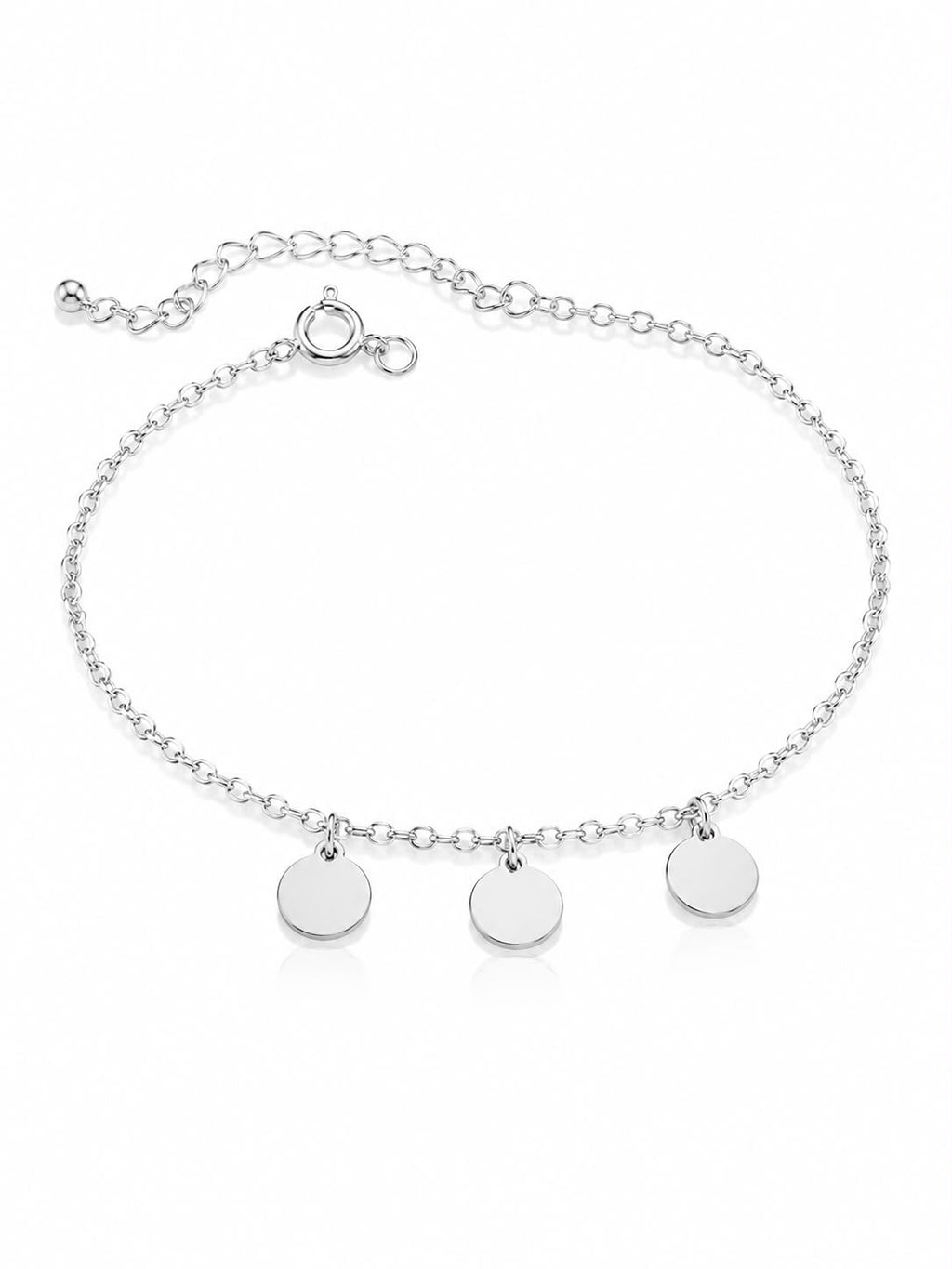 Pulseira três medalhas infantil