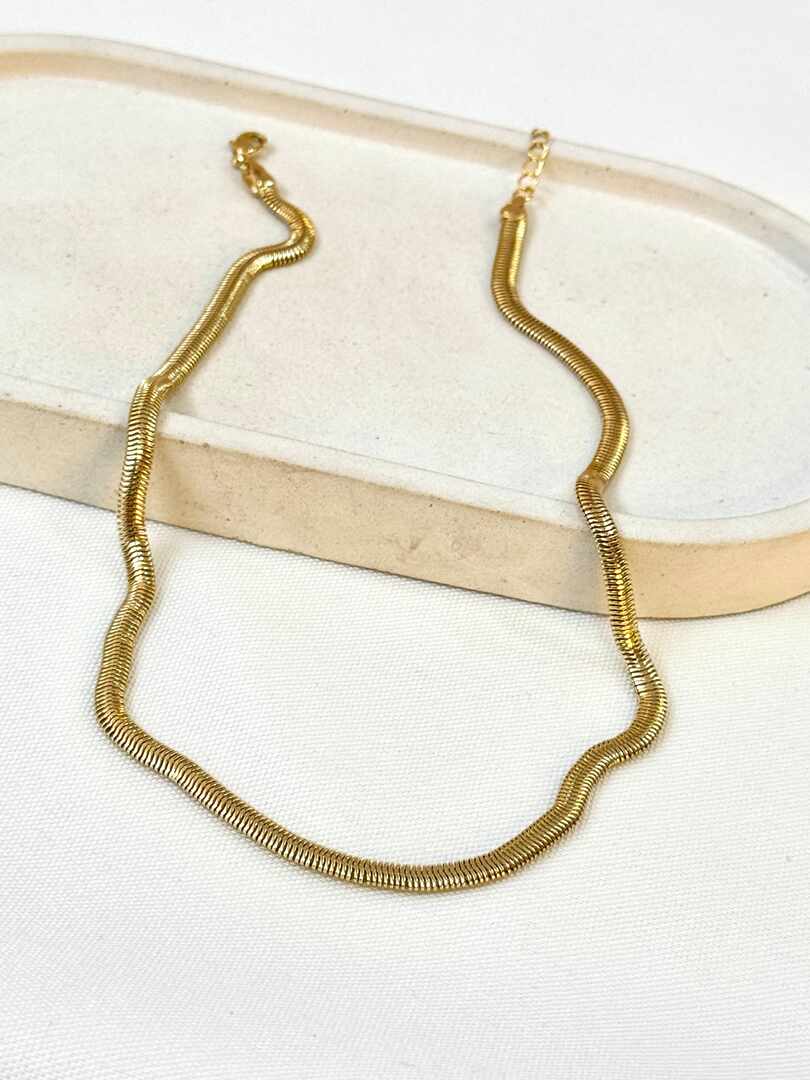 Colar em malha 4mm 35cm