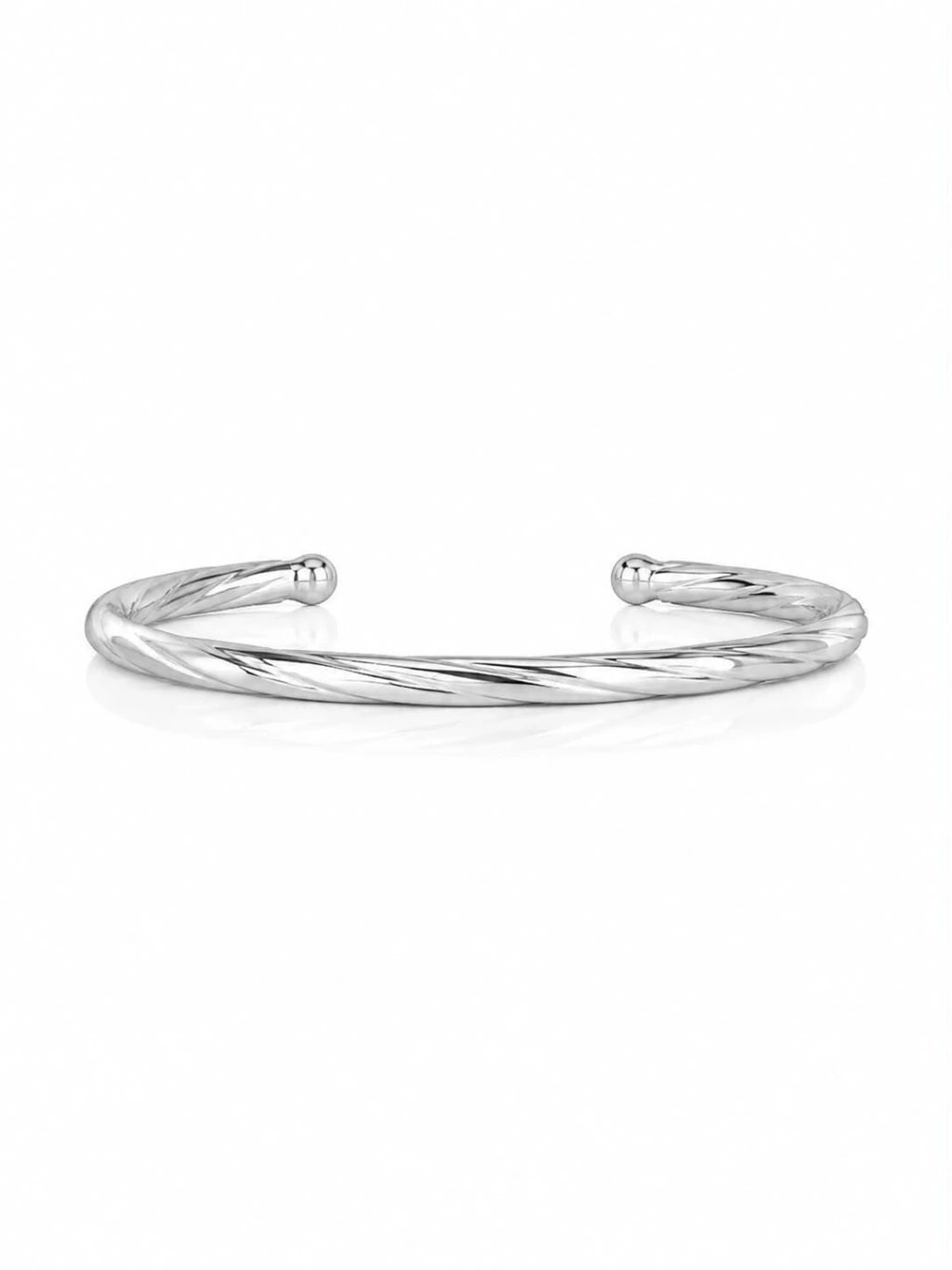 Bracelete tubo aro torcido