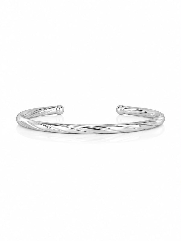 Bracelete tubo aro torcido