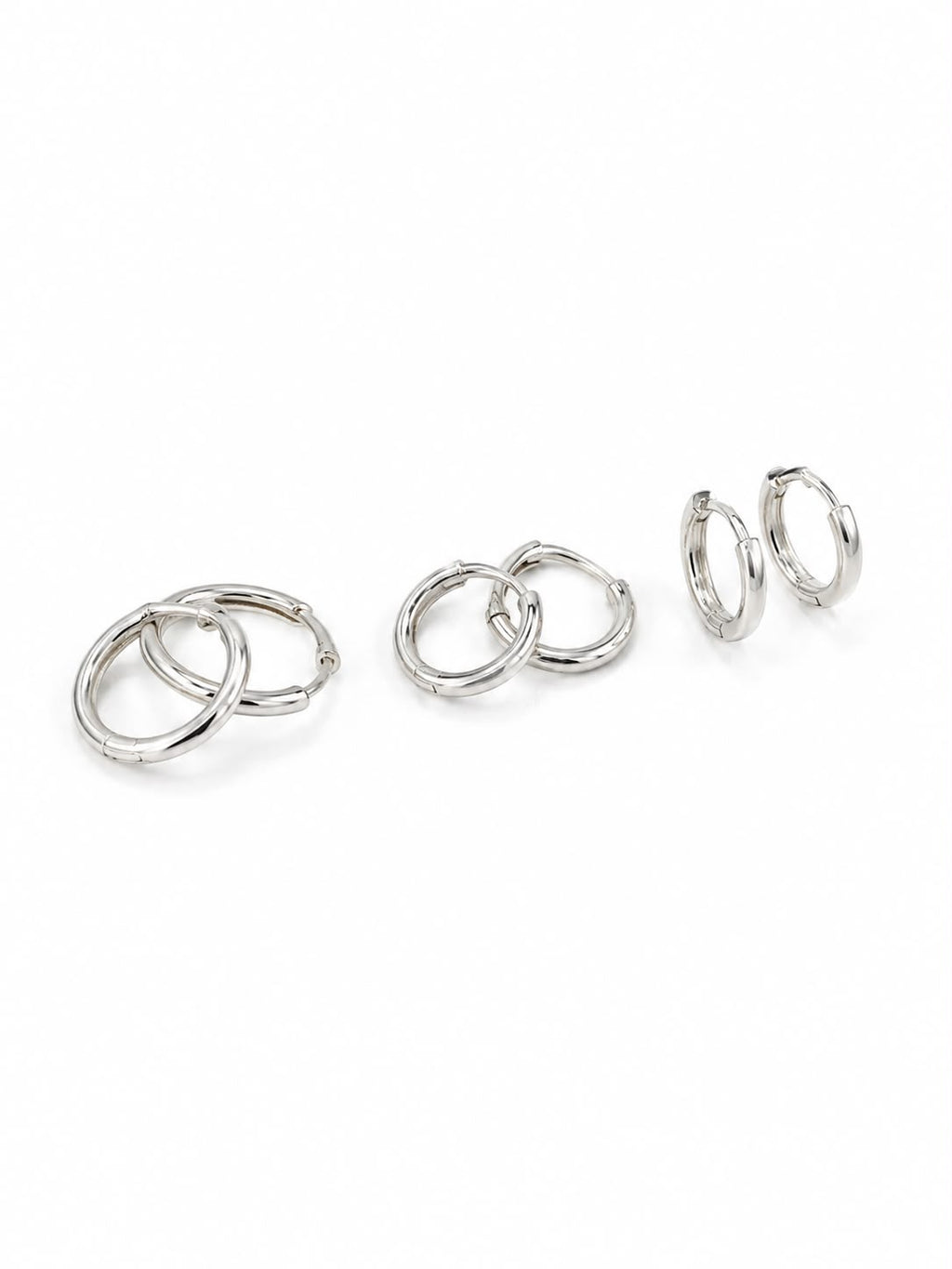 Trio argola lisa 