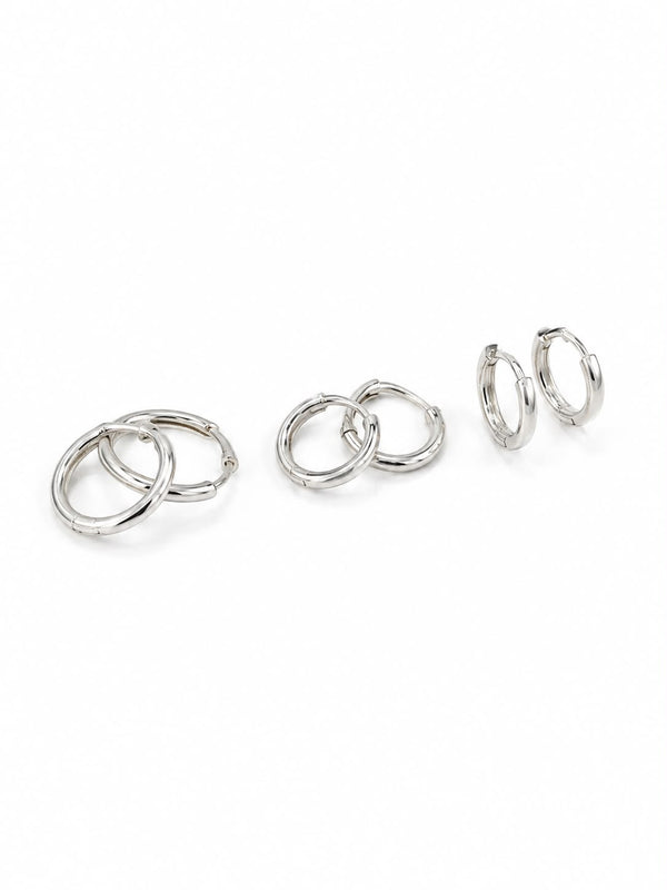 Trio argola lisa
