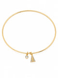 Bracelete com Nossa Sra Aparecida e ponto de luz