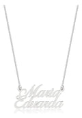 Colar Personalizado com nome duplo