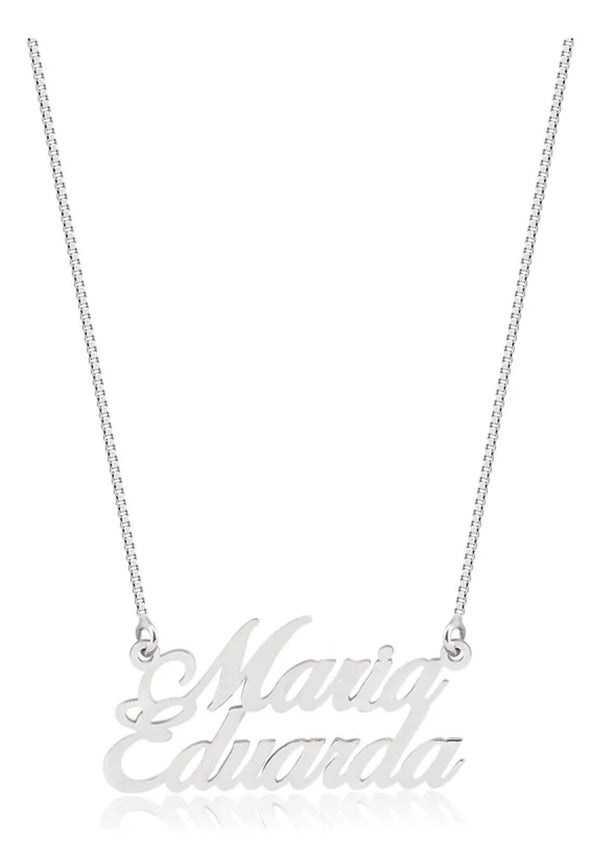 Colar Personalizado com nome duplo