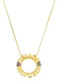 Colar mandala com um nome personalizado