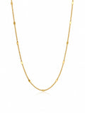 Colar grumet com chapinhas 45cm