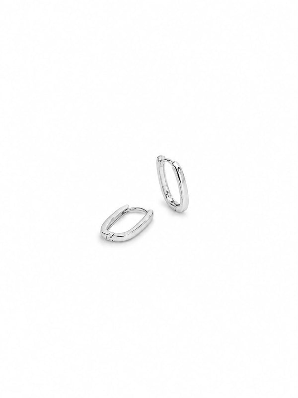 Argola retangular lisa P