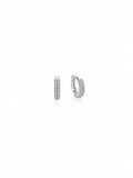 Argola redonda click cravejada P