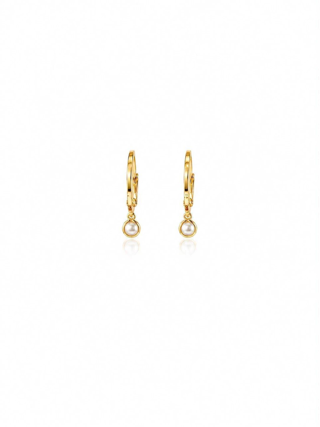 Argola pérola 4mm