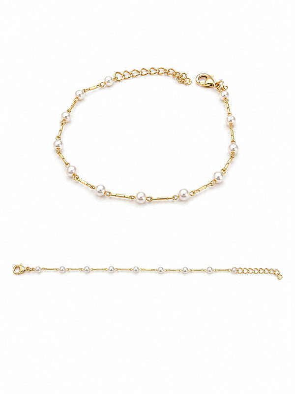 Pulseira mini pérolas