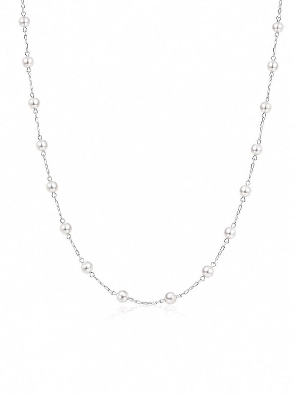 Choker mini pérolas