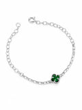 Pulseira trevo verde