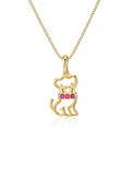 Colar cachorro rosa