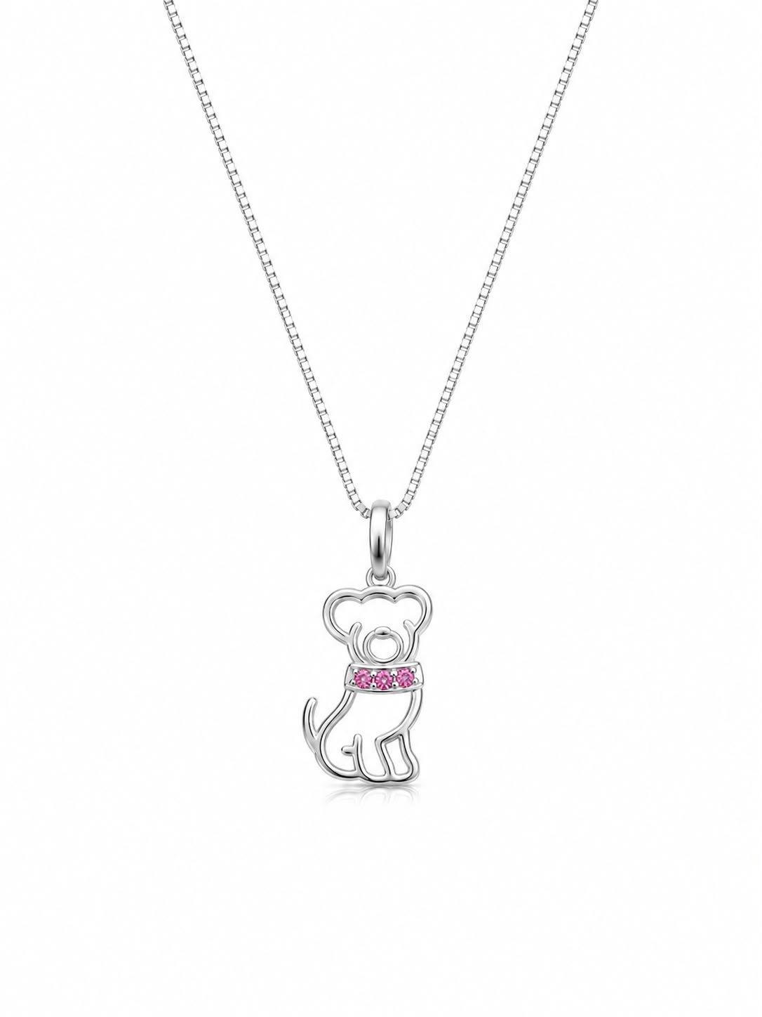 Cachorro detalhe rosa