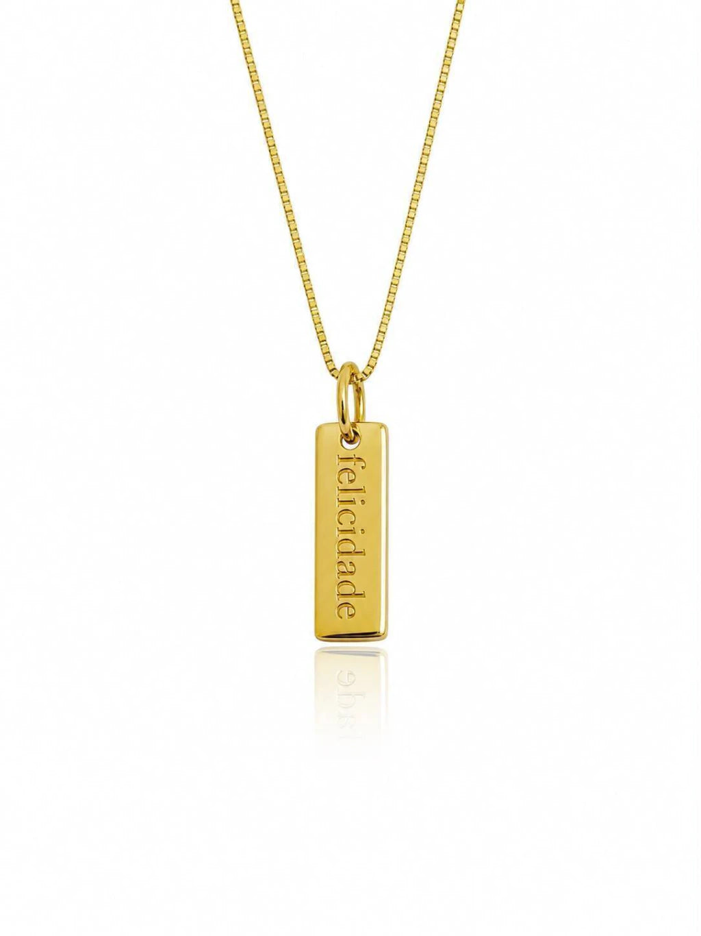 Colar “Felicidade” 15X6MM