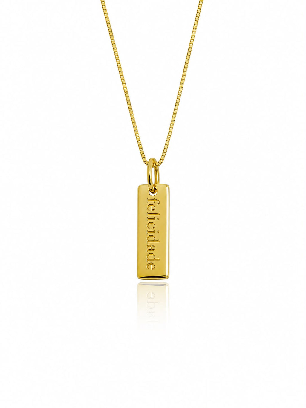Colar “Felicidade” 15X6MM