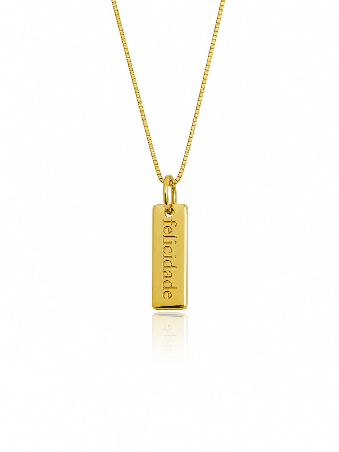 Colar “Felicidade” 15X6MM