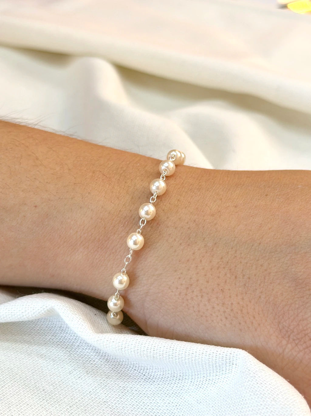 Pulseira pérolas