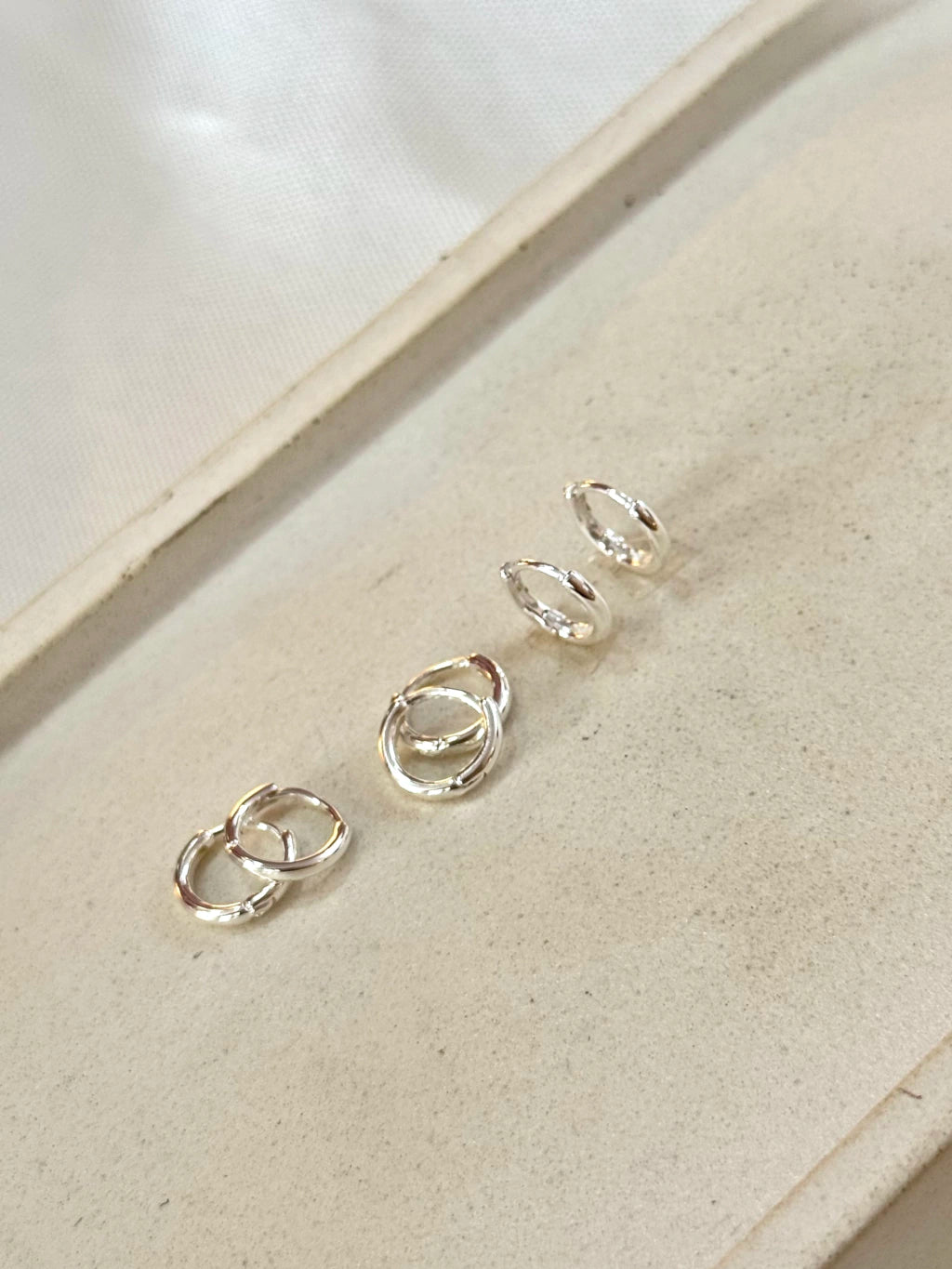 Trio argola lisa