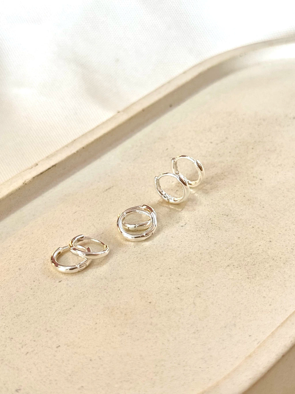 Trio argola lisa
