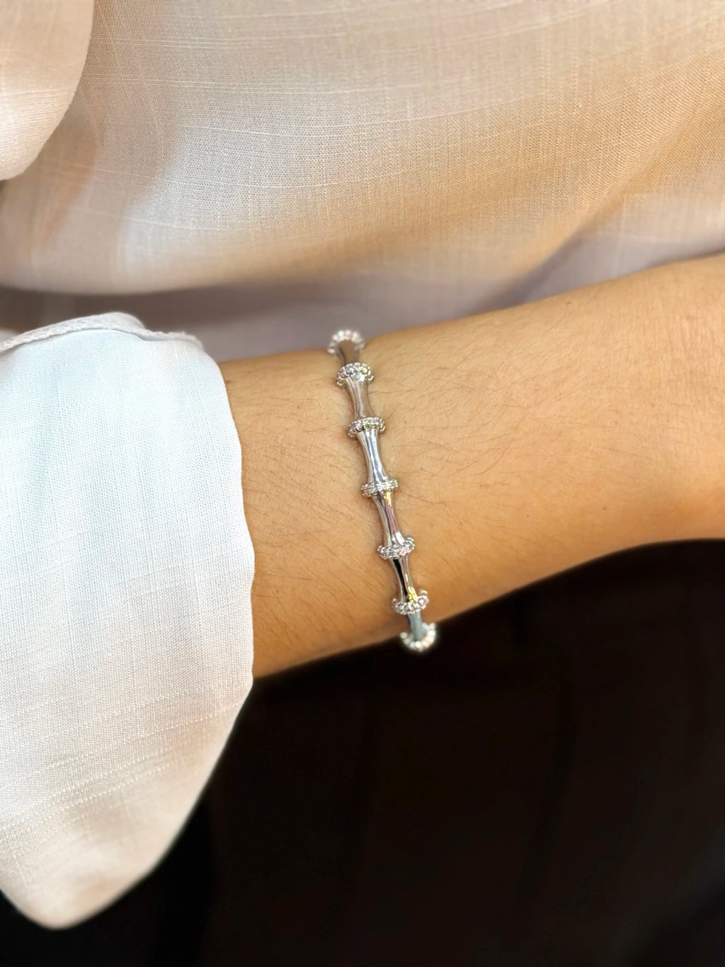 Bracelete trabalhado inspiração