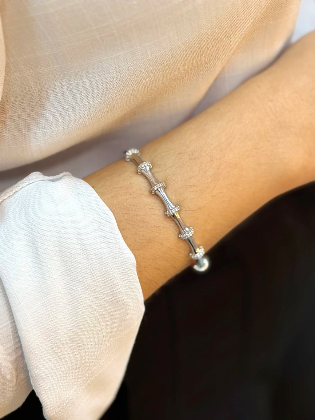 Bracelete trabalhado inspiração