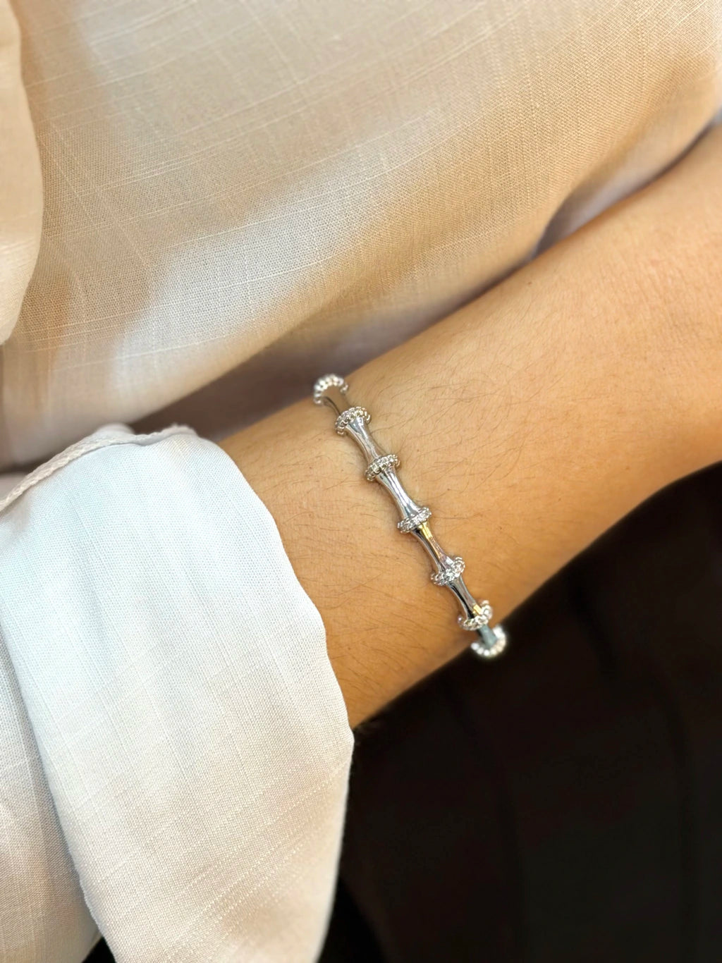 Bracelete trabalhado inspiração