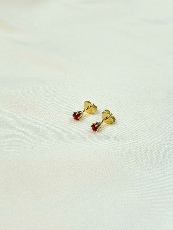 Brinco ponto de luz vermelho 3mm