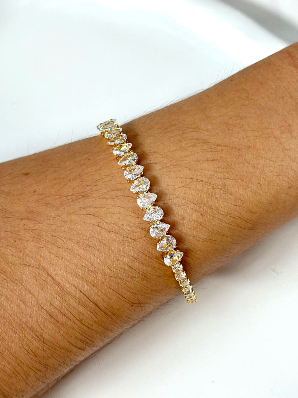 Bracelete cristais regulável
