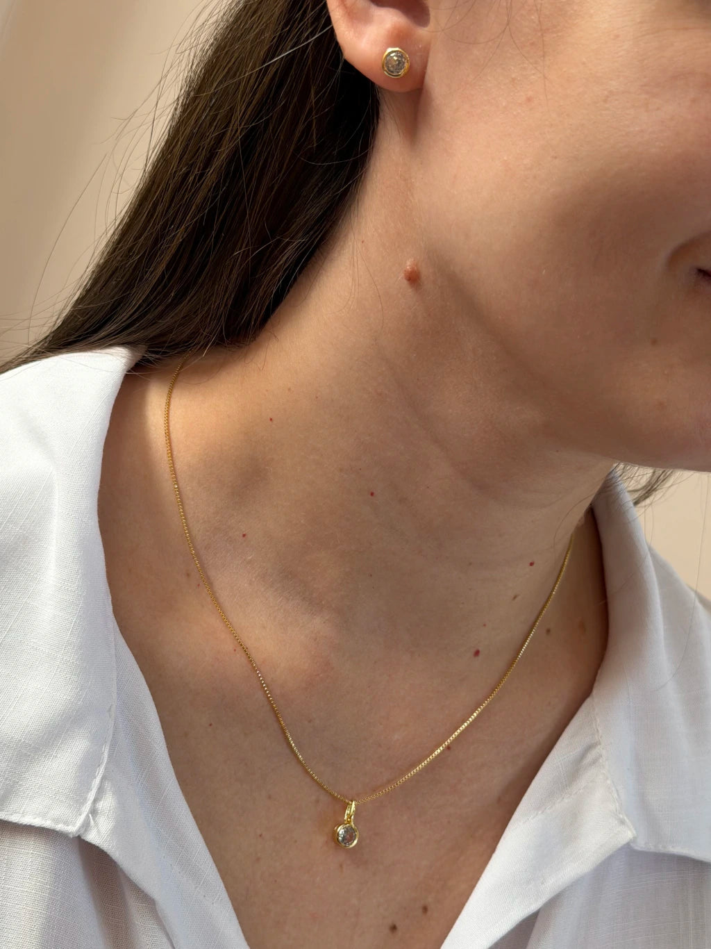 Conjunto redondo ponto de luz