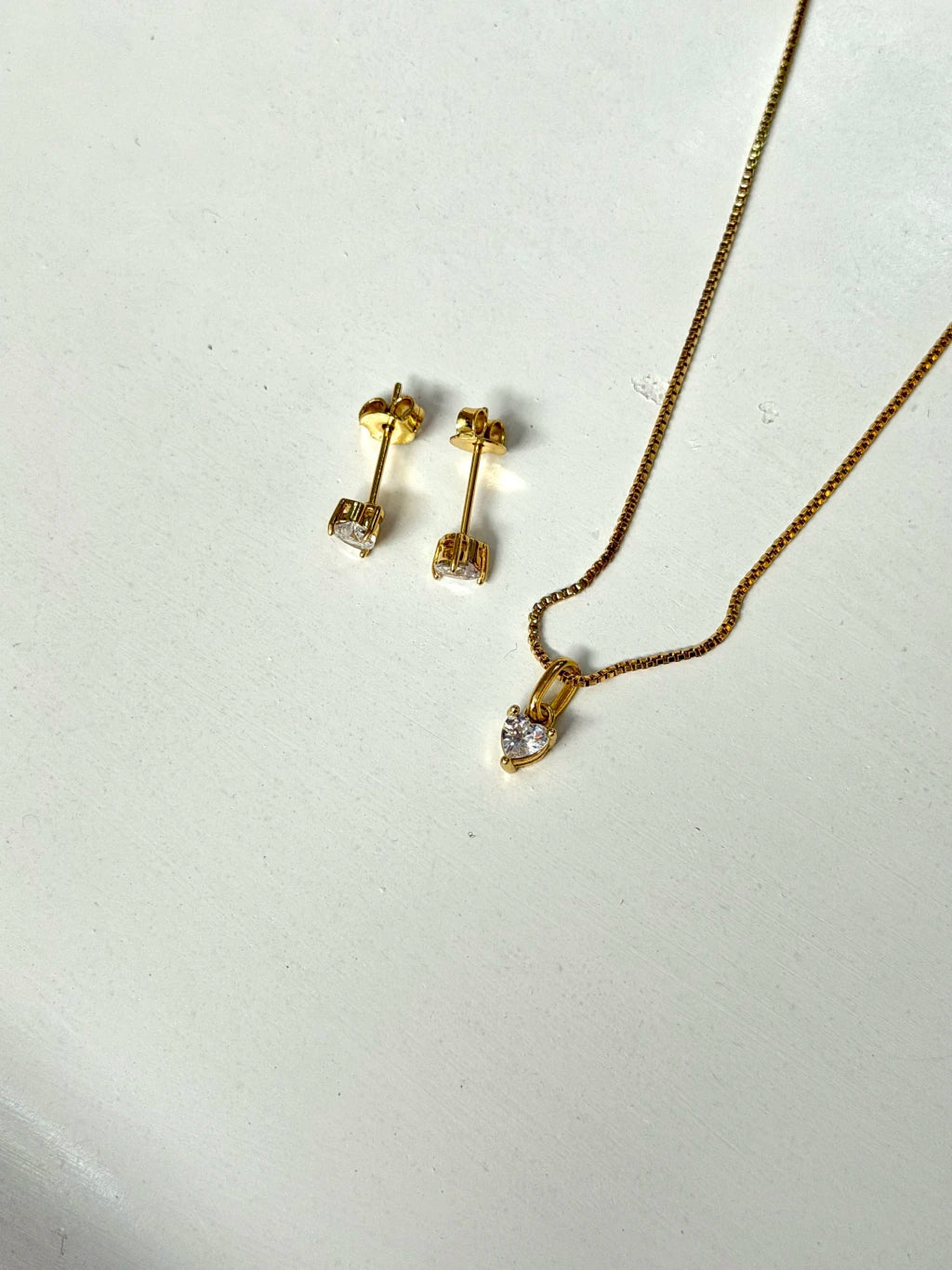 Conjunto ponto de luz coração 4mm