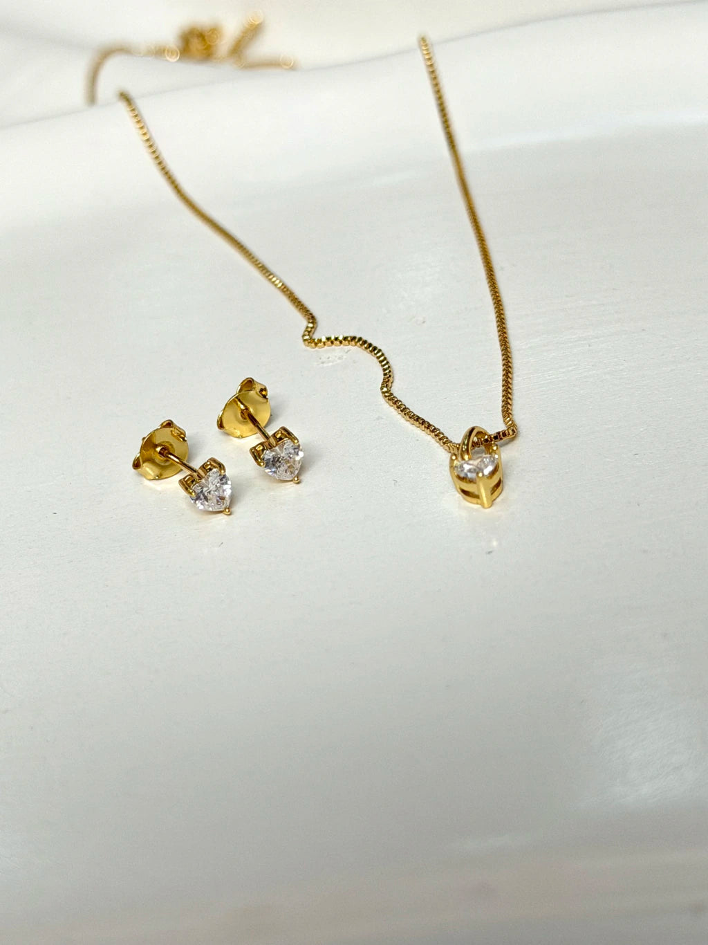 Conjunto ponto de luz coração 4mm