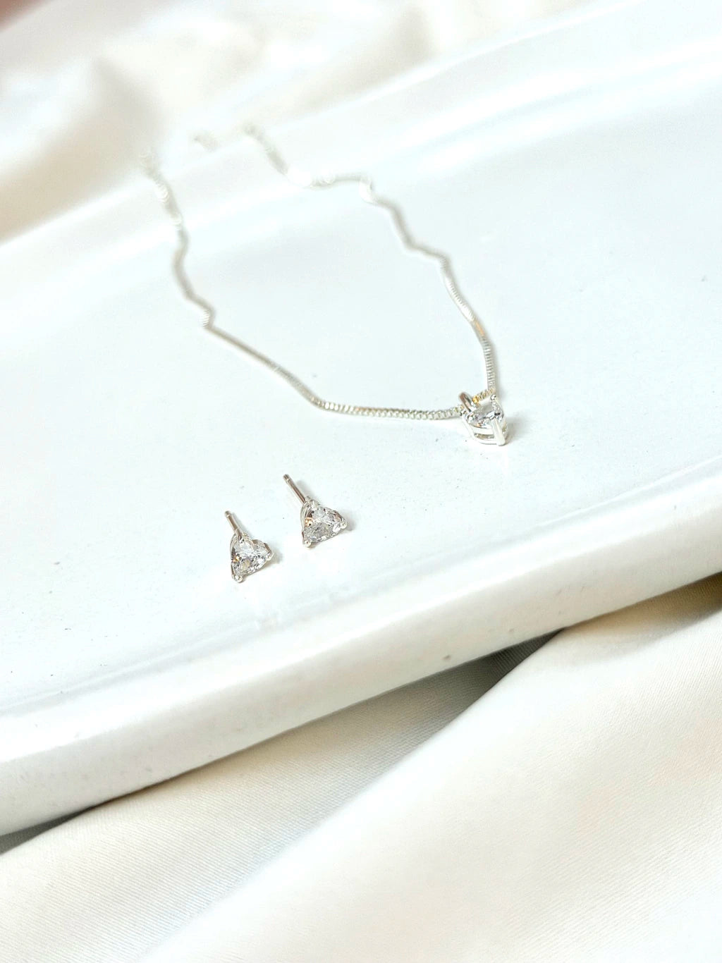 Conjunto ponto de luz coração 4mm