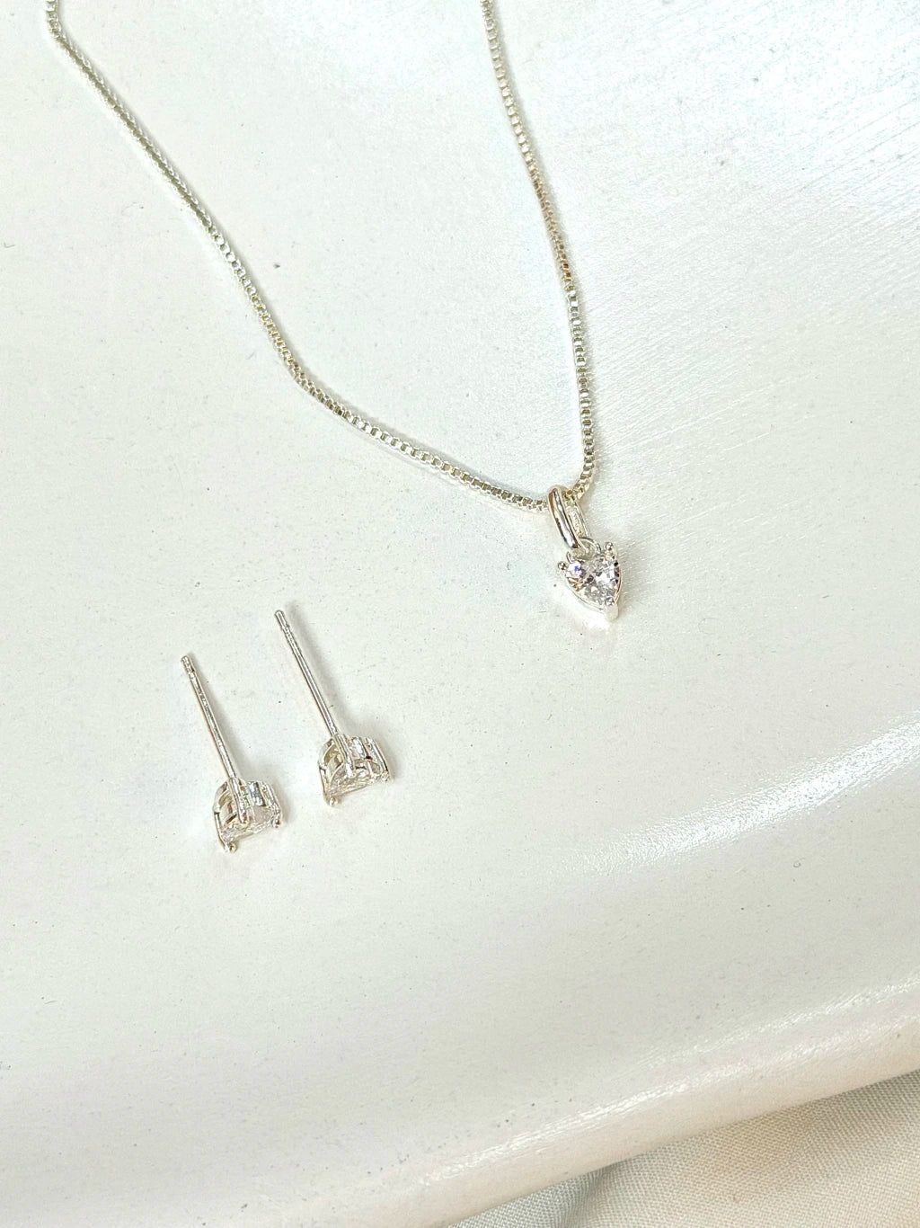 Conjunto ponto de luz coração 4mm