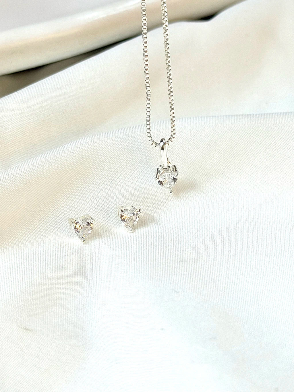 Conjunto ponto de luz coração 4mm
