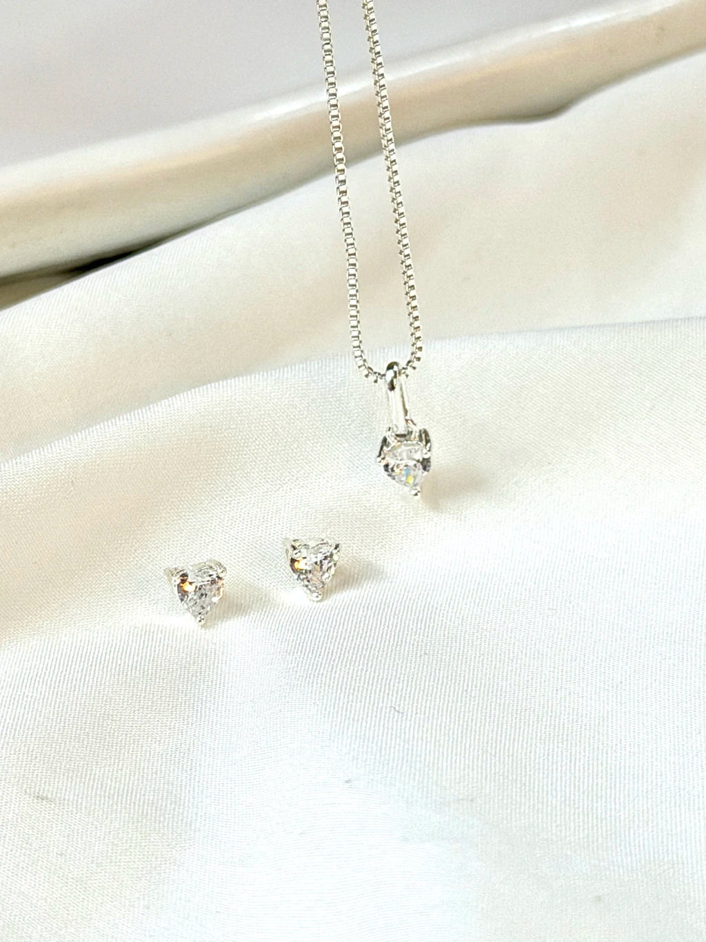 Conjunto ponto de luz coração 4mm