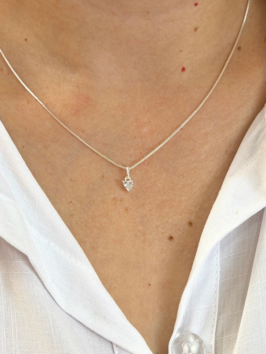 Conjunto ponto de luz coração 4mm