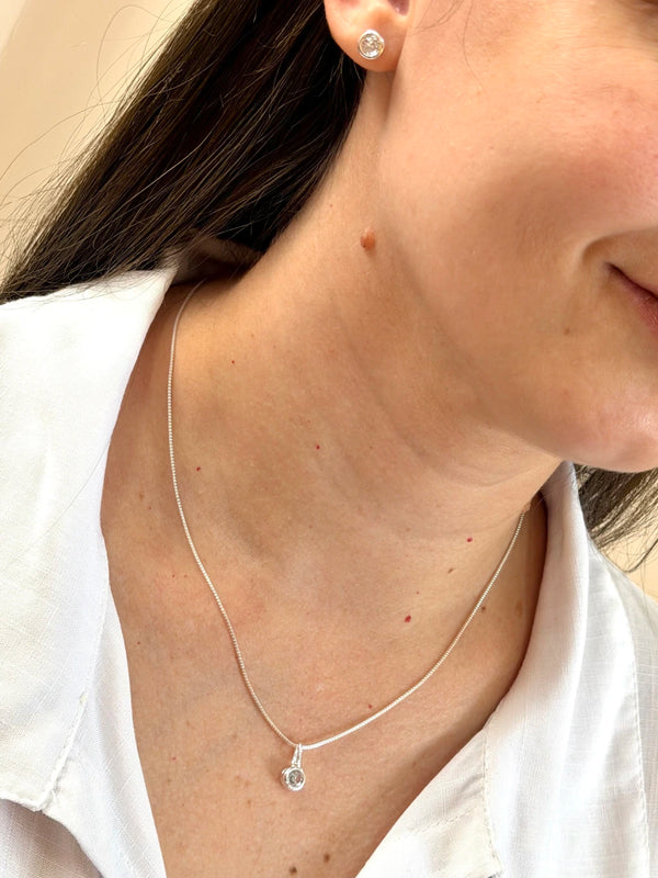 Conjunto ponto de luz redondo