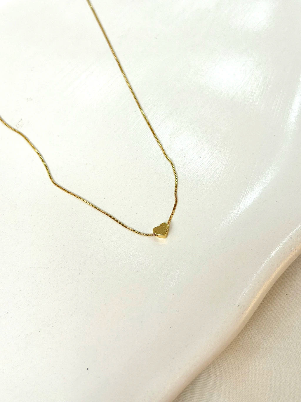 Colar coração liso